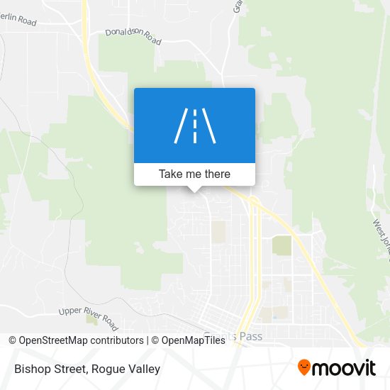 Bishop Street map