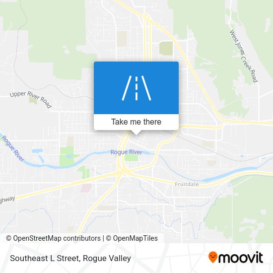 Mapa de Southeast L Street