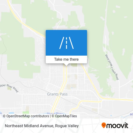 Mapa de Northeast Midland Avenue