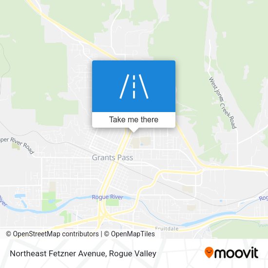 Northeast Fetzner Avenue map