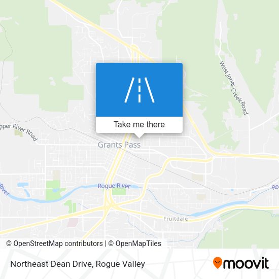 Mapa de Northeast Dean Drive
