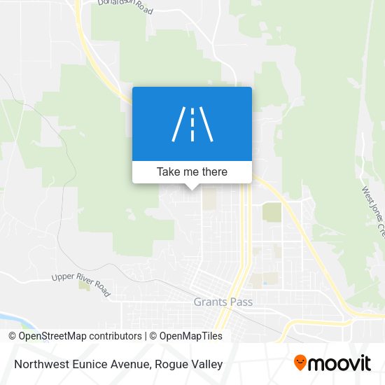 Mapa de Northwest Eunice Avenue