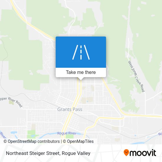 Mapa de Northeast Steiger Street