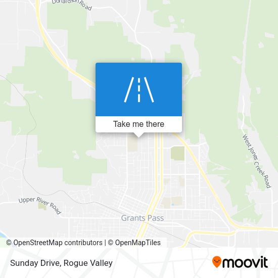 Mapa de Sunday Drive