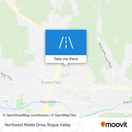 Mapa de Northeast Riddle Drive