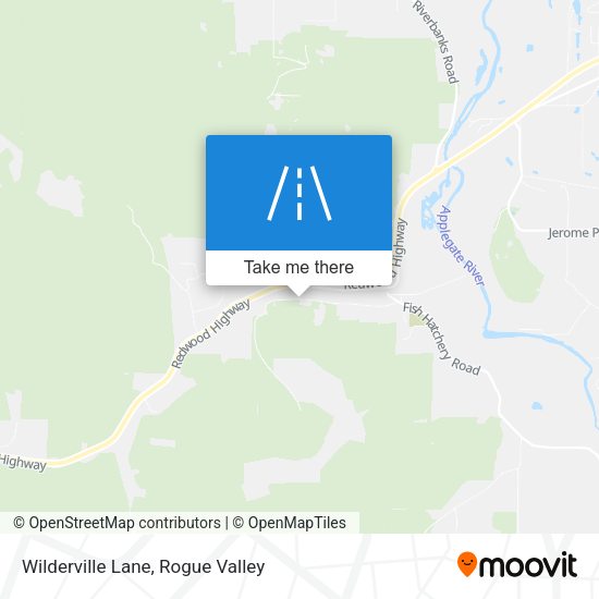 Mapa de Wilderville Lane