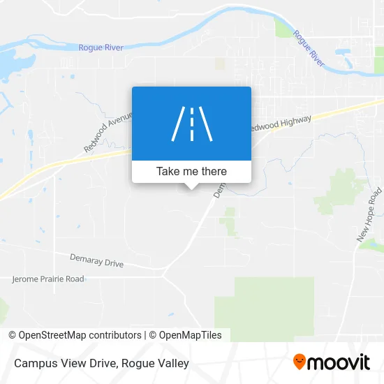Campus View Drive map