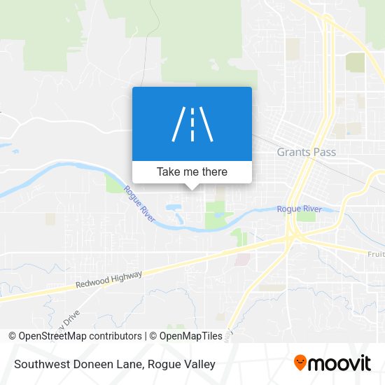 Southwest Doneen Lane map