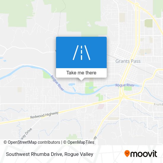 Southwest Rhumba Drive map