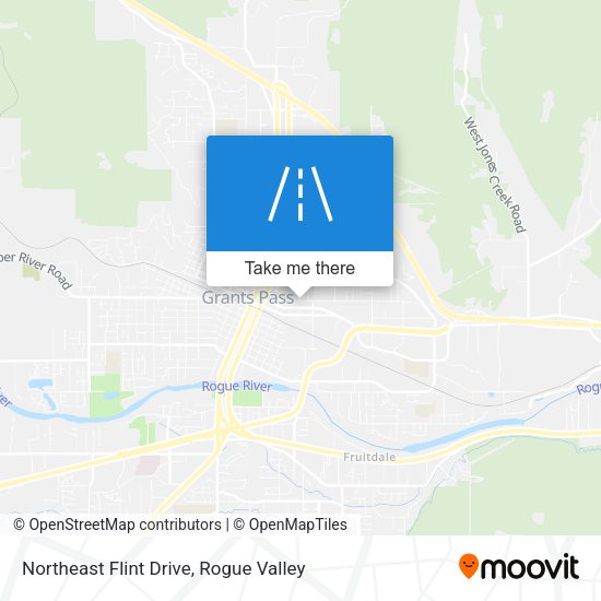 Mapa de Northeast Flint Drive