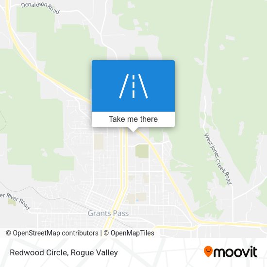 Redwood Circle map
