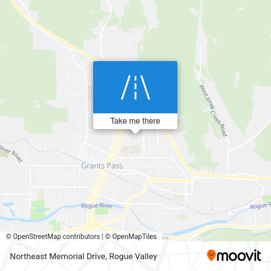 Mapa de Northeast Memorial Drive