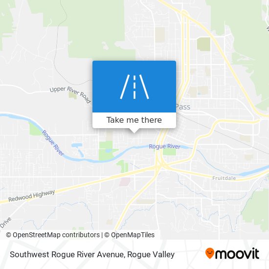 Southwest Rogue River Avenue map