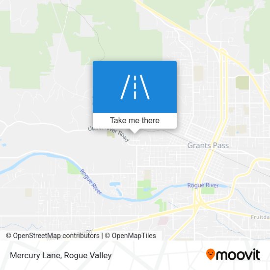 Mercury Lane map