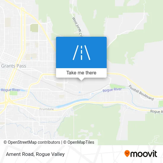 Ament Road map