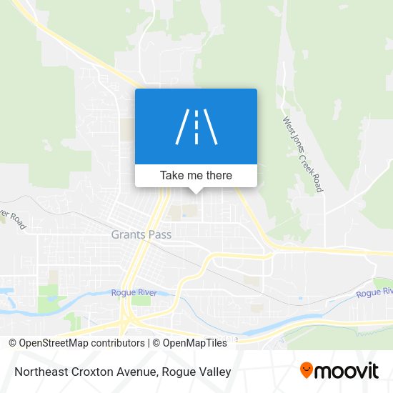Mapa de Northeast Croxton Avenue