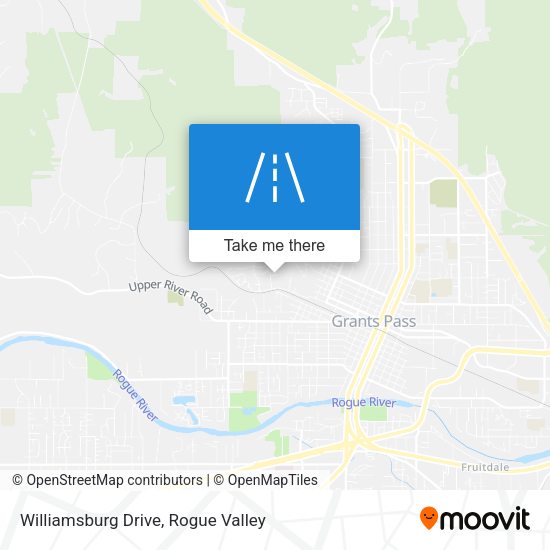 Mapa de Williamsburg Drive