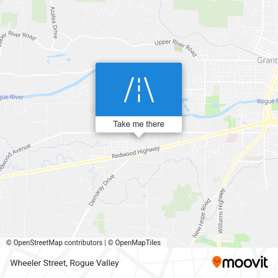Mapa de Wheeler Street