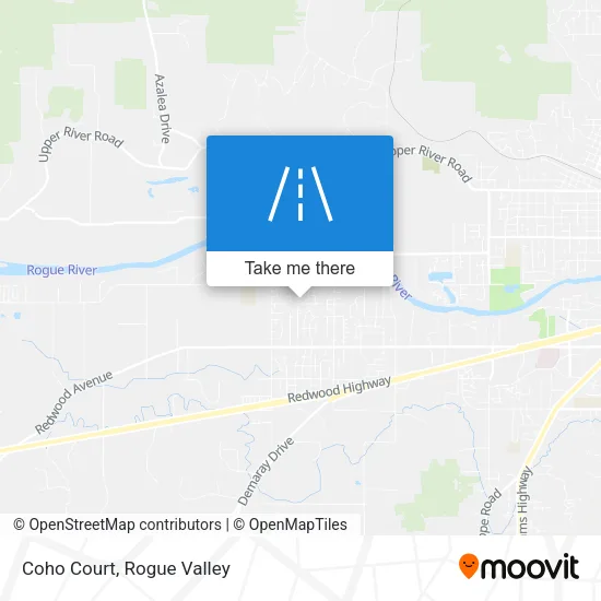 Coho Court map