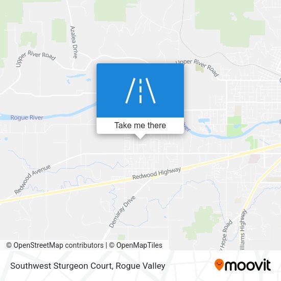 Southwest Sturgeon Court map