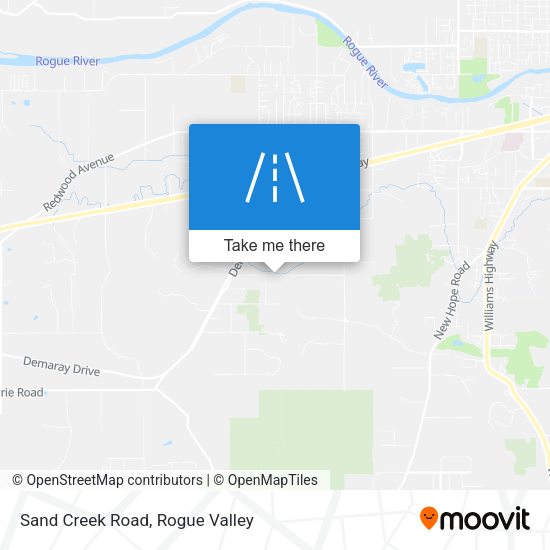 Mapa de Sand Creek Road
