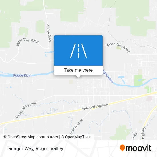Tanager Way map