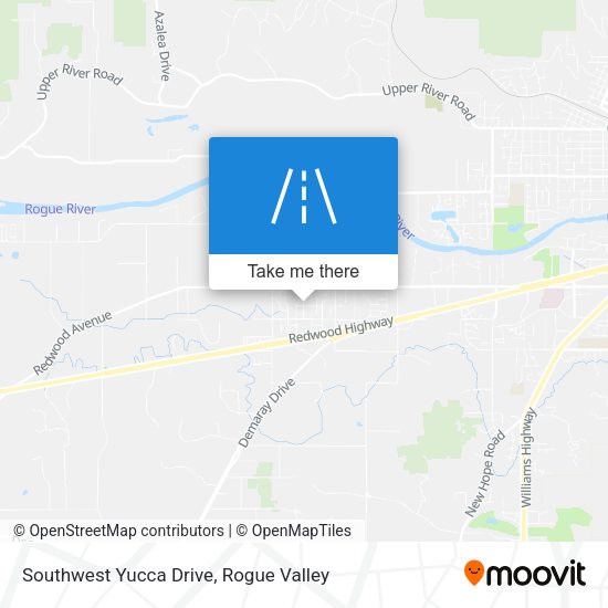 Mapa de Southwest Yucca Drive