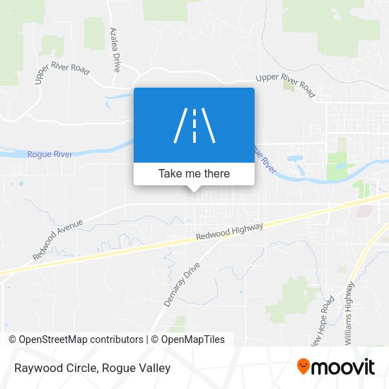 Raywood Circle map