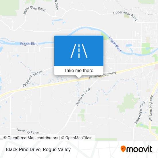 Black Pine Drive map