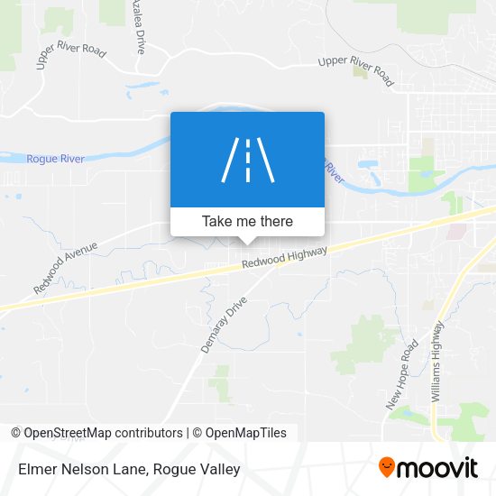 Elmer Nelson Lane map