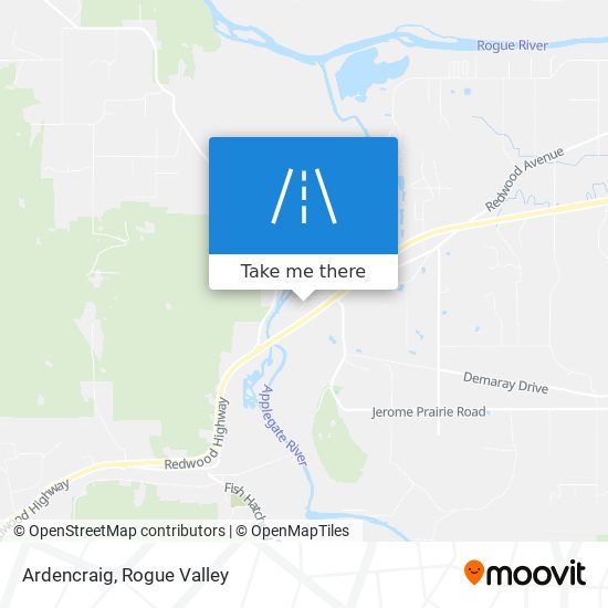 Ardencraig map