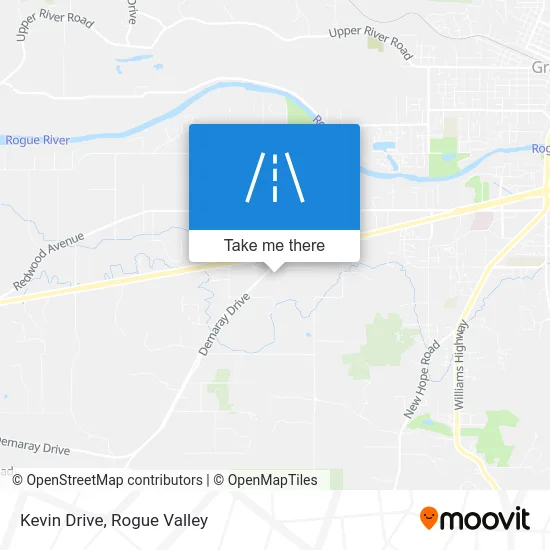 Kevin Drive map