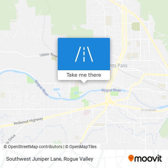 Southwest Juniper Lane map