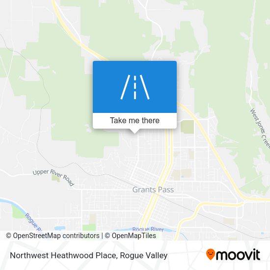 Northwest Heathwood Place map