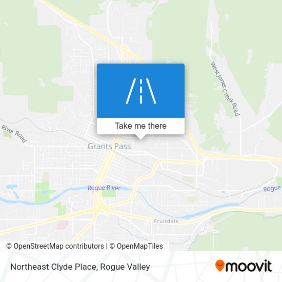 Mapa de Northeast Clyde Place