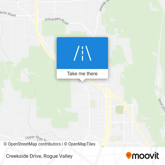 Creekside Drive map