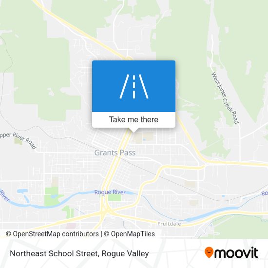 Mapa de Northeast School Street