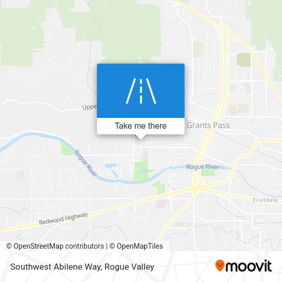 Southwest Abilene Way map