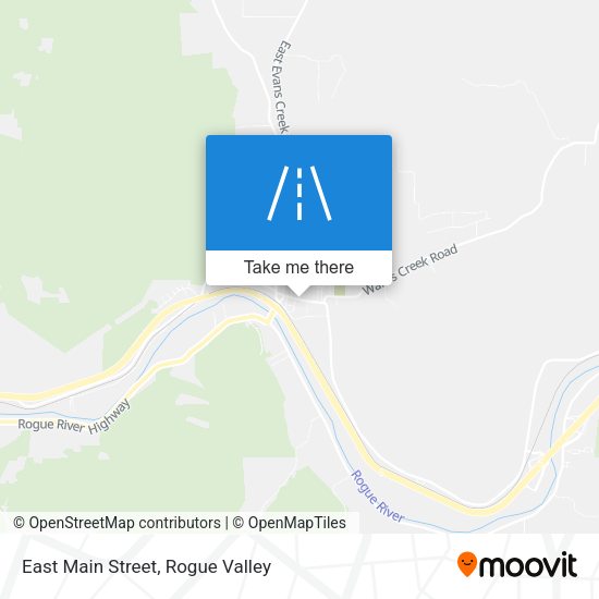 East Main Street map