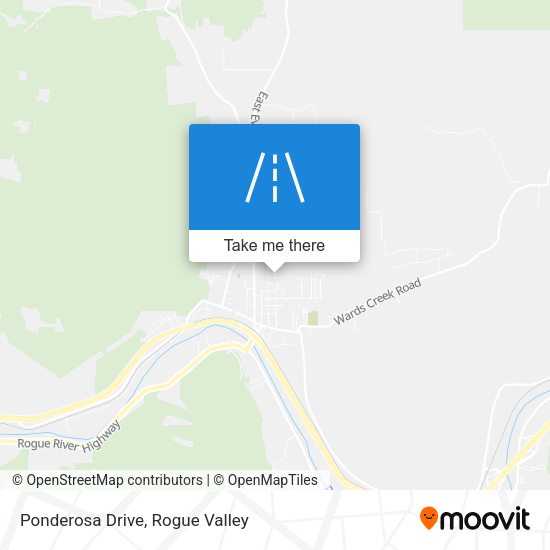 Mapa de Ponderosa Drive