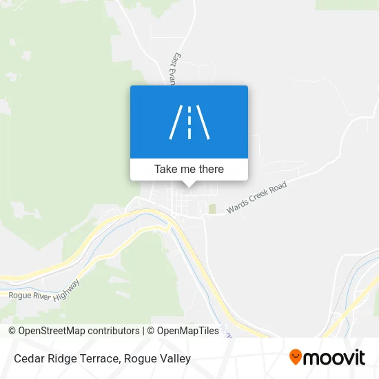 Cedar Ridge Terrace map