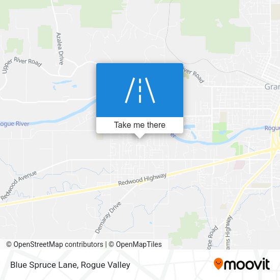 Mapa de Blue Spruce Lane