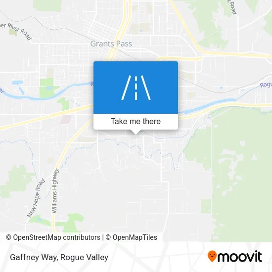 Gaffney Way map