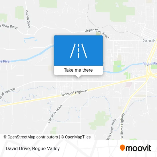 David Drive map