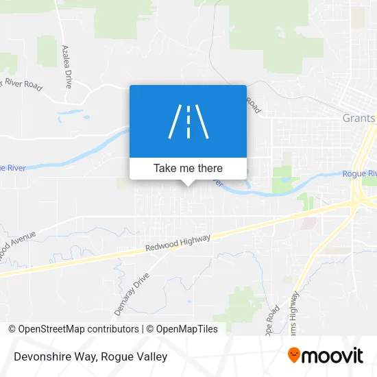 Devonshire Way map