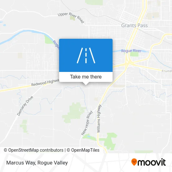 Marcus Way map