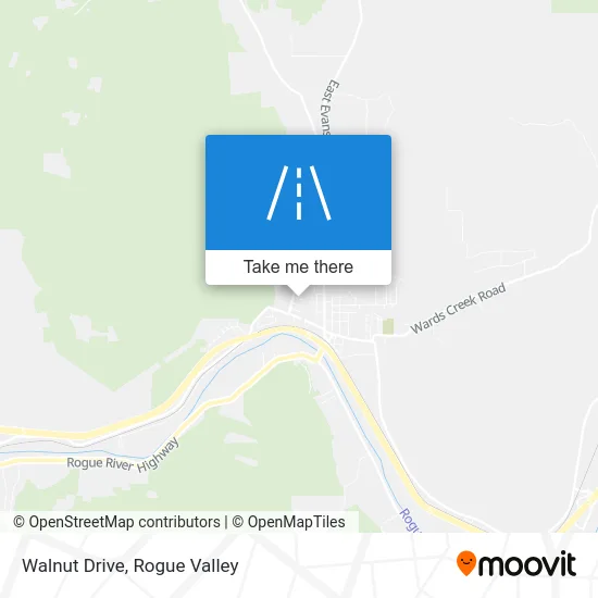 Walnut Drive map