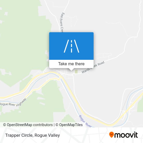 Trapper Circle map