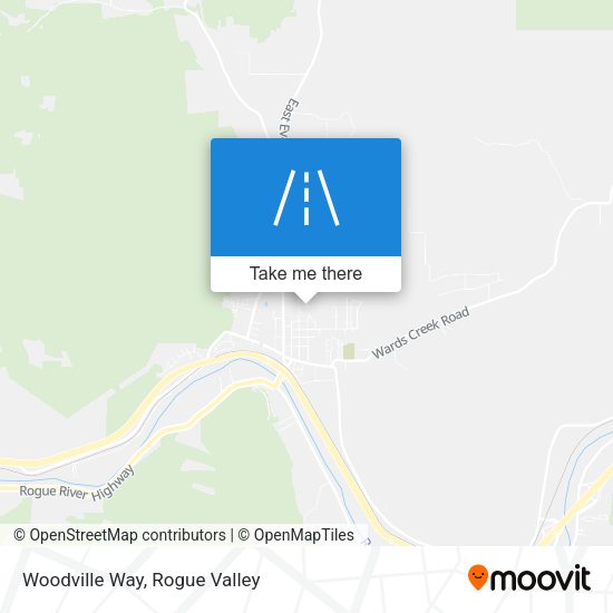 Woodville Way map