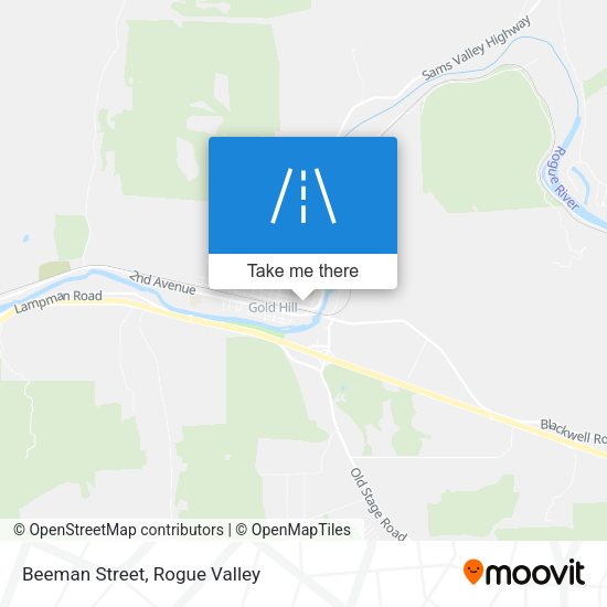 Mapa de Beeman Street